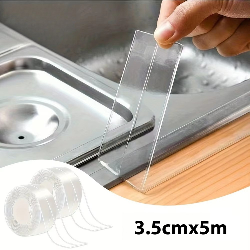 Home Improvement K&B Construction - Waterproof Sealing Tape Strips Partially Half-Sided