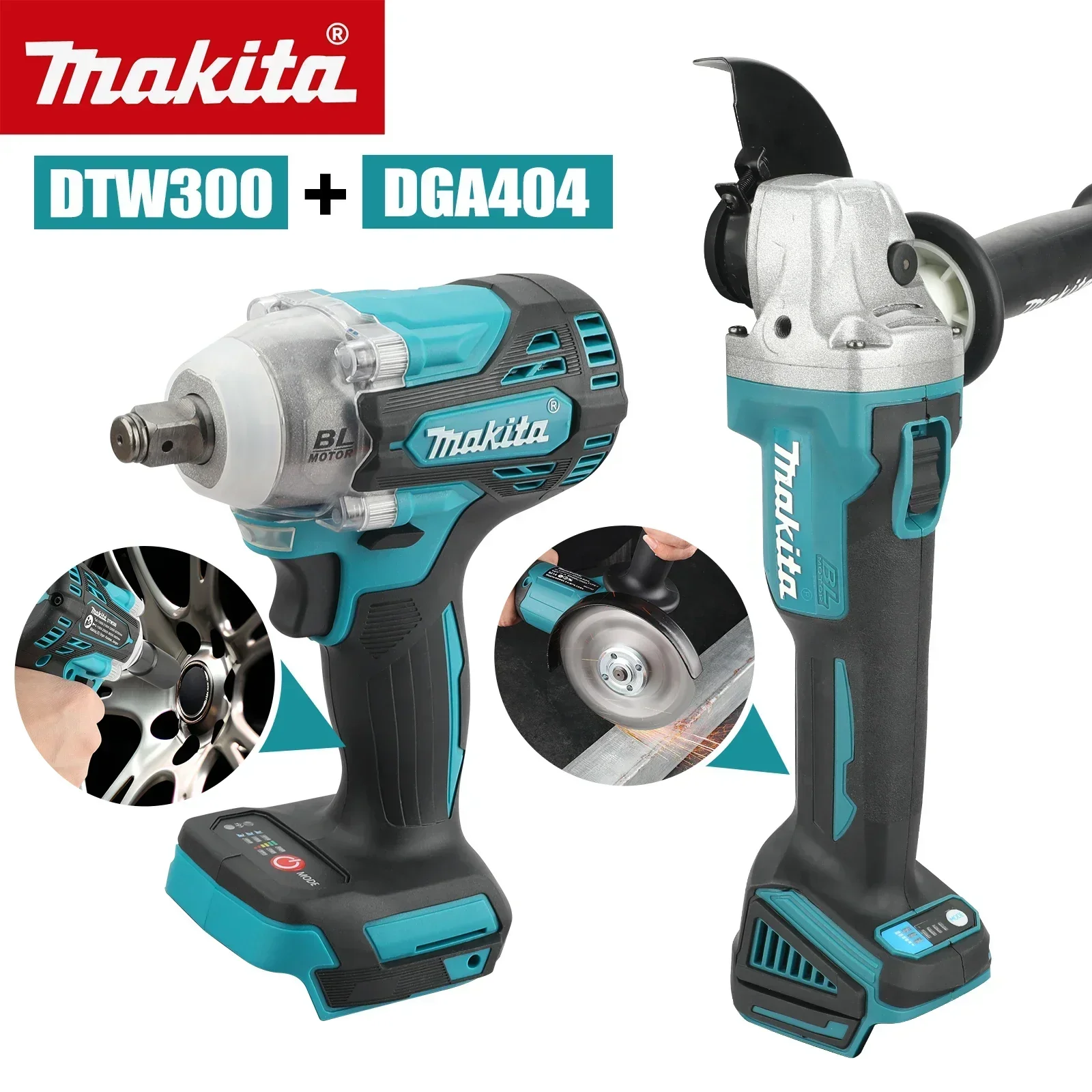 Makita Drill Dtw300 - Makita DTW300 DGA404 Cordless Combo 580Nm