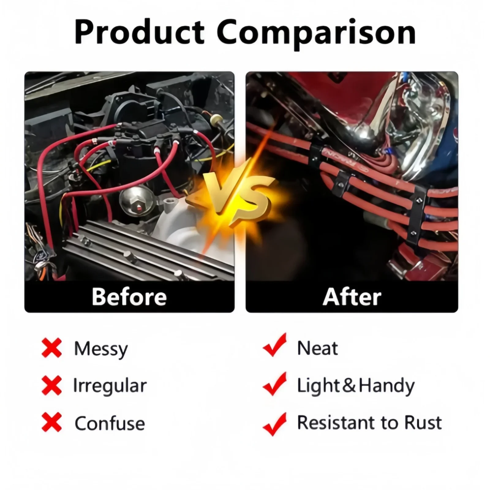 Car Spark Plug Electrical Wire - Cable Staple Clip recension och pris