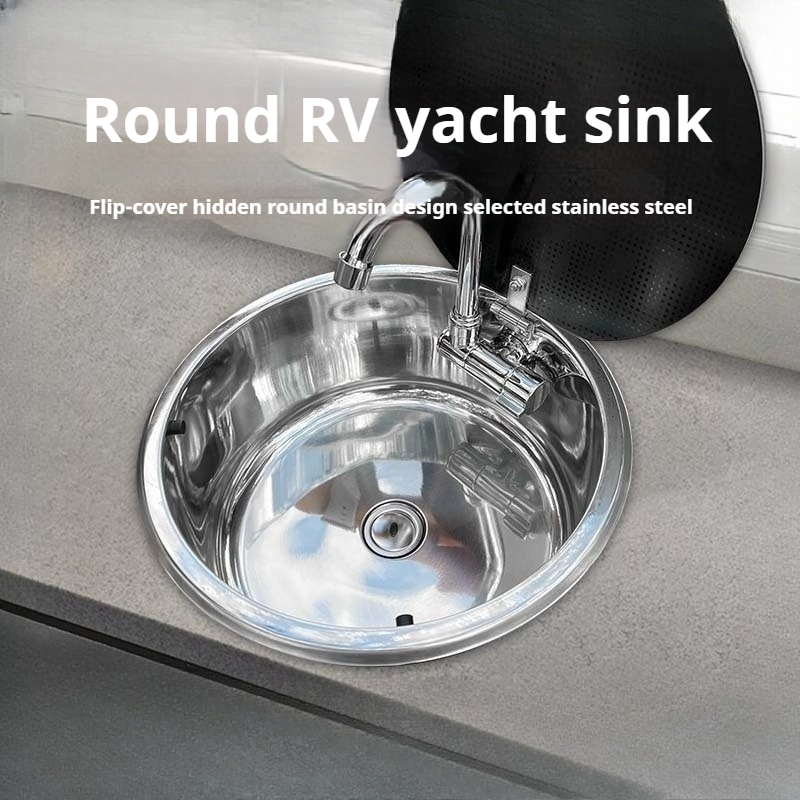 RV Circular Sink with Lid Kitc - Home Improvement K&B Construction recension och pris
