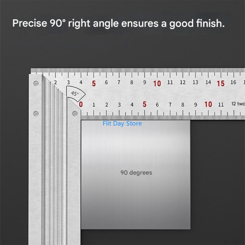 F92C Aluminum Square Ruler For - Home Improvement Mark recension och pris