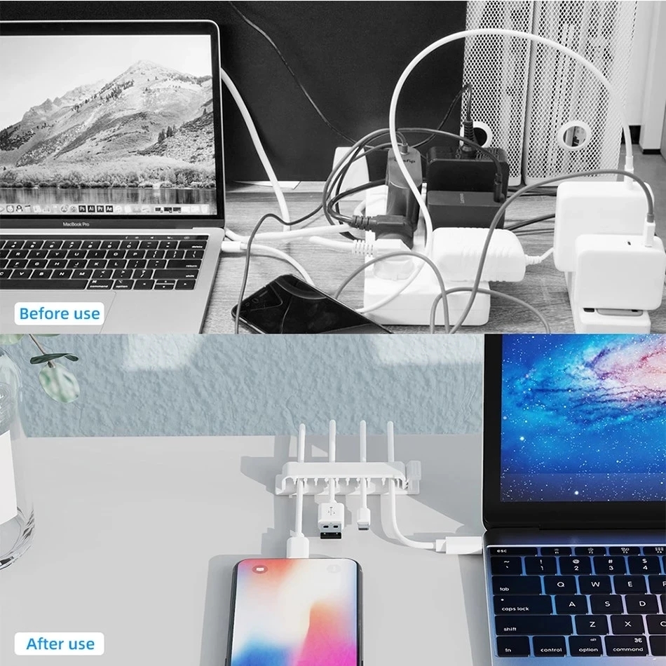 Cable Organizer Self Adhesive  - Cable Staple Clip recension och pris