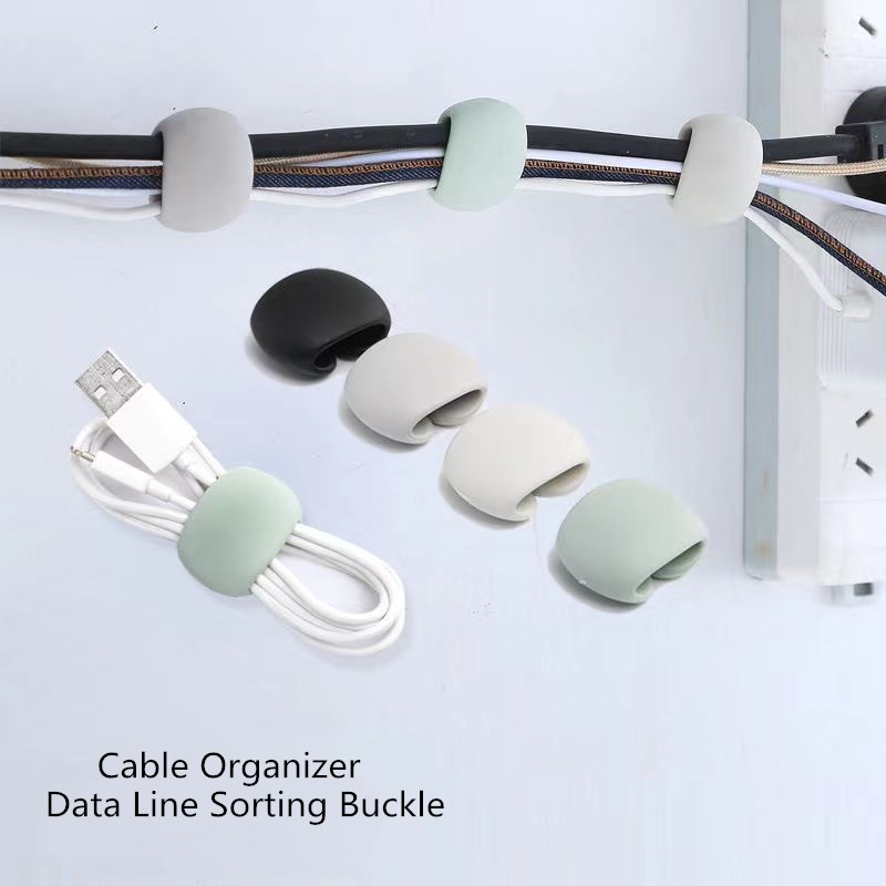 Silicone Cable Organizer USB C - Cable Staple Clip recension och pris