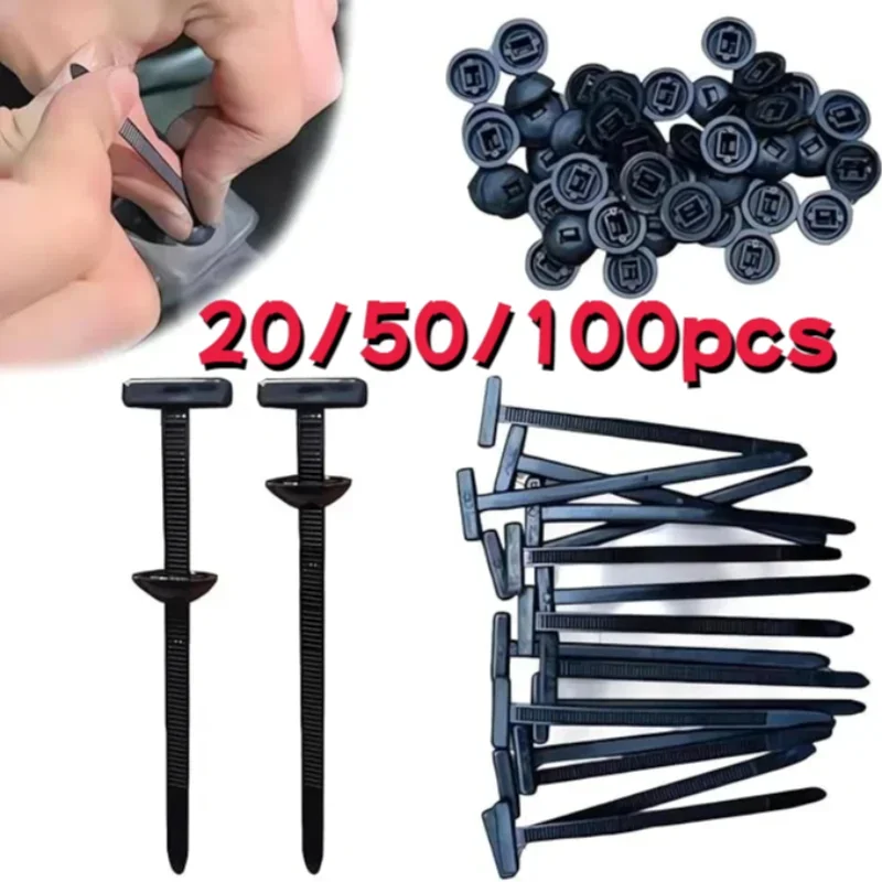 Nylon Cable Tie Buckle, Univer - Cable Staple Clip recension och pris