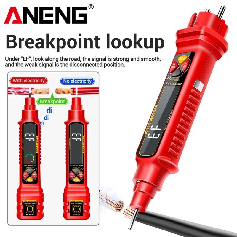 ANENG VD808 Socket Phase Meter - Circuit Breaker Finder recension och pris