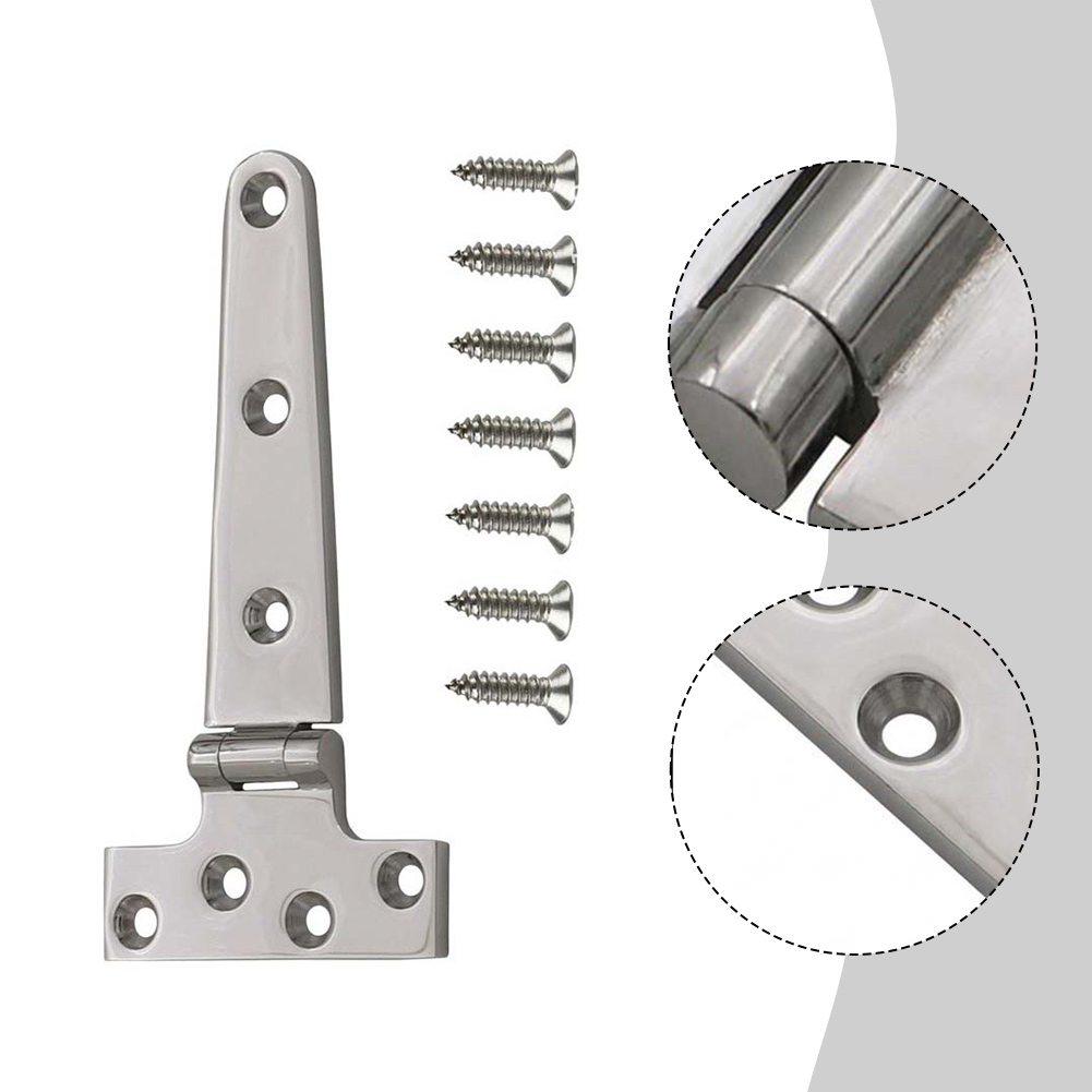 316 Stainless Steel T Hinge wi - Deck Screw Stainless recension och pris