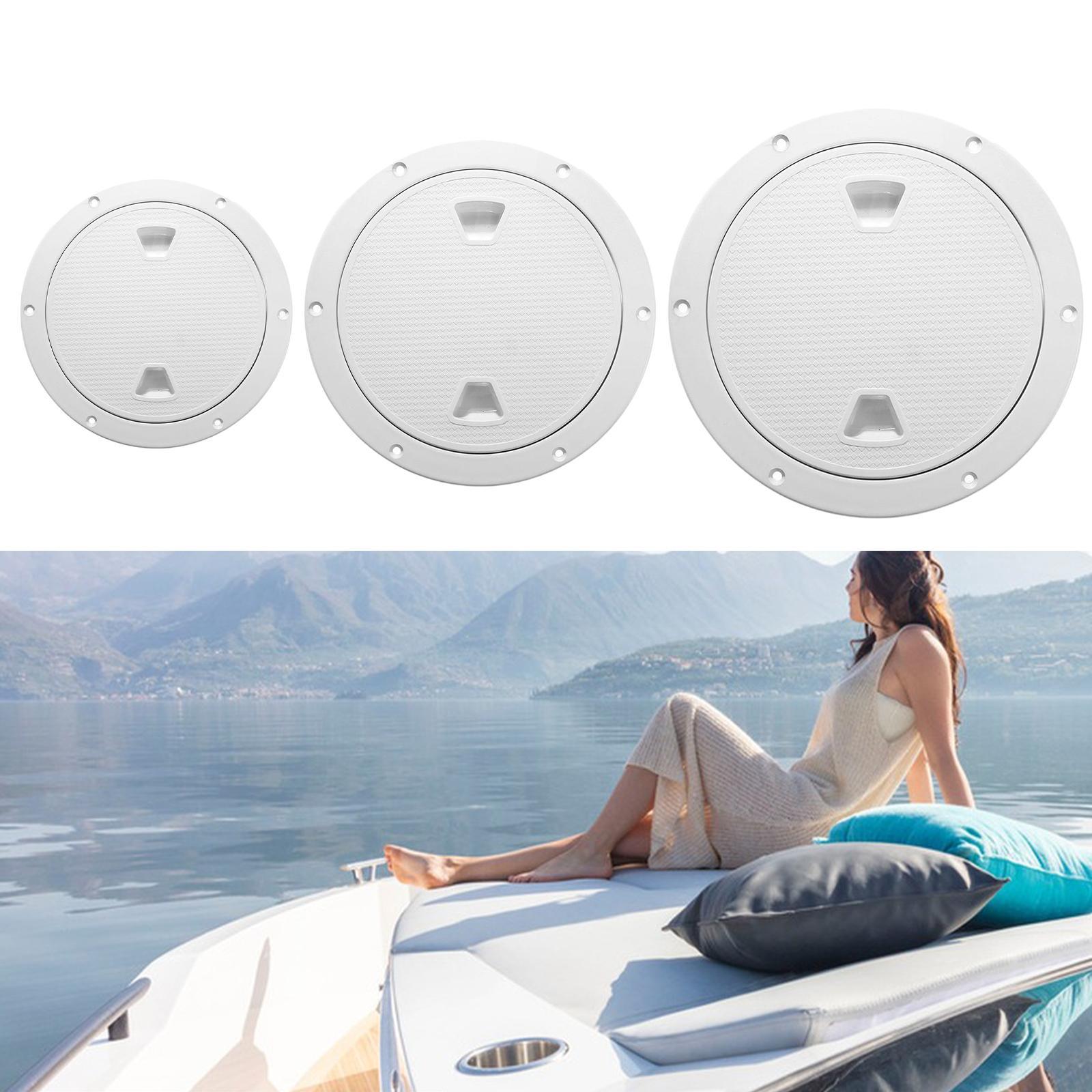 Boat Hatch Cover Ships White w - Deck Screw Stainless recension och pris